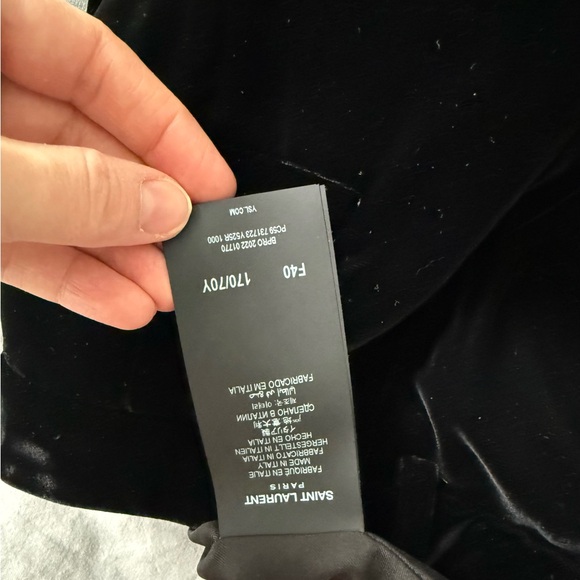 Saint Laurent Black Flare Pants | size 40 | brand new with tags | paid 2800$ - Picture 12 of 14